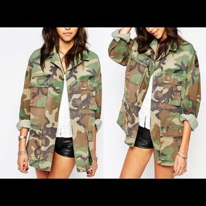 Reclaimed Military Issued Wood Camp Jacket